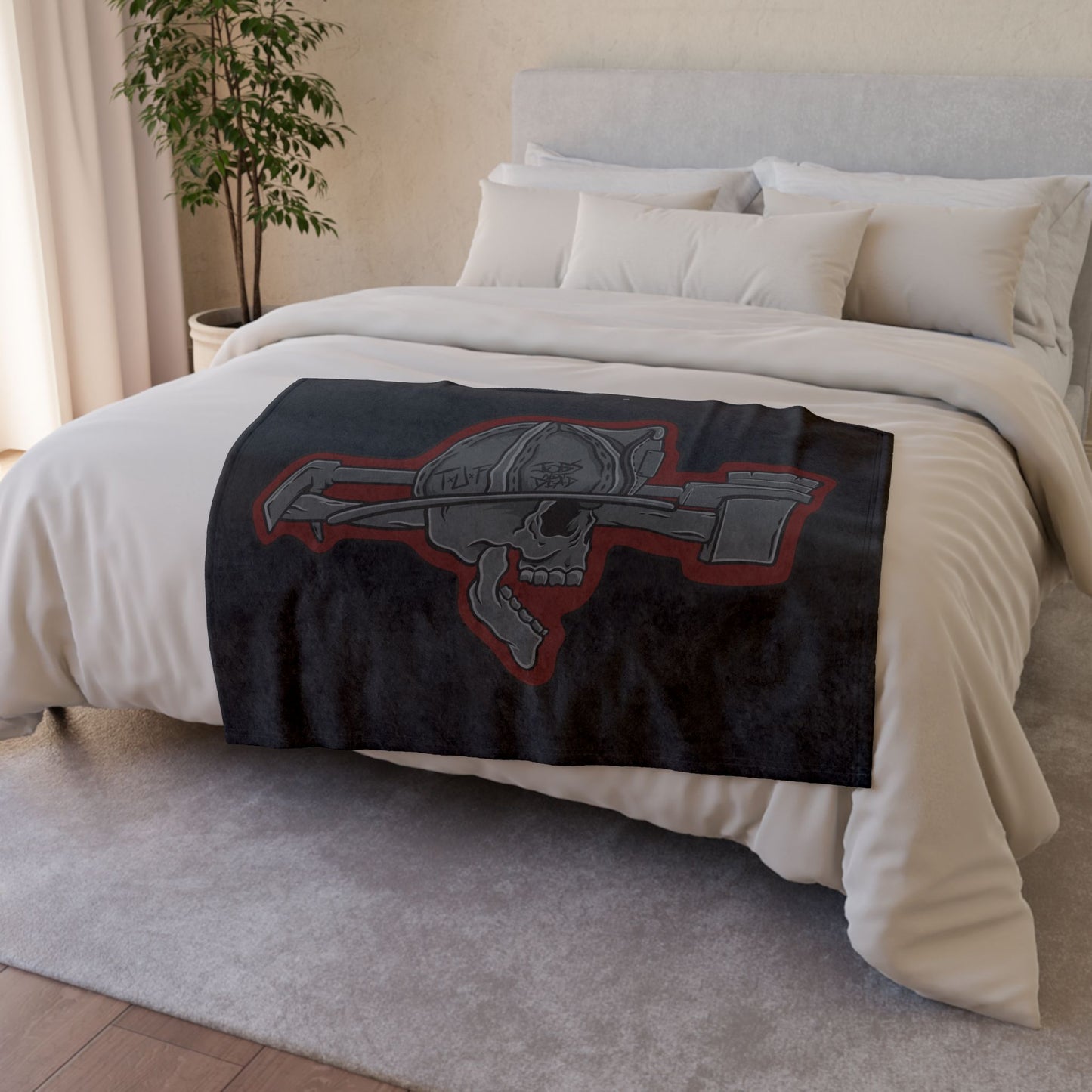 "Jobs Not Dead" Blanket